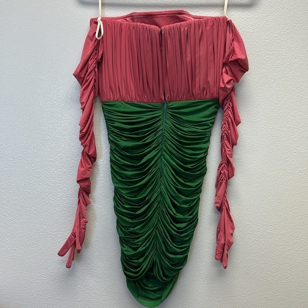 Alex Perry Ruched Jersey Mini Dress - Picture 6 of 8